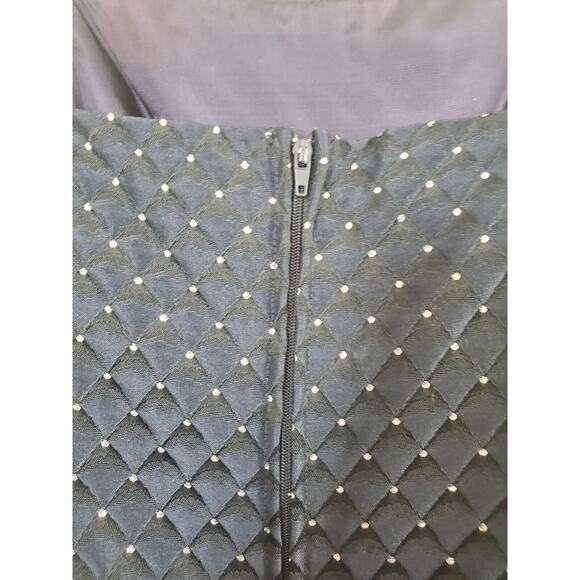 Niki by Niki Livas Vintage Navy Ombre Tulle Sparkly Formal Dress Gown, Size 12 - Picture 12 of 15